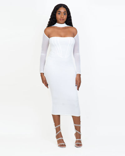 Sheer Love White Dress