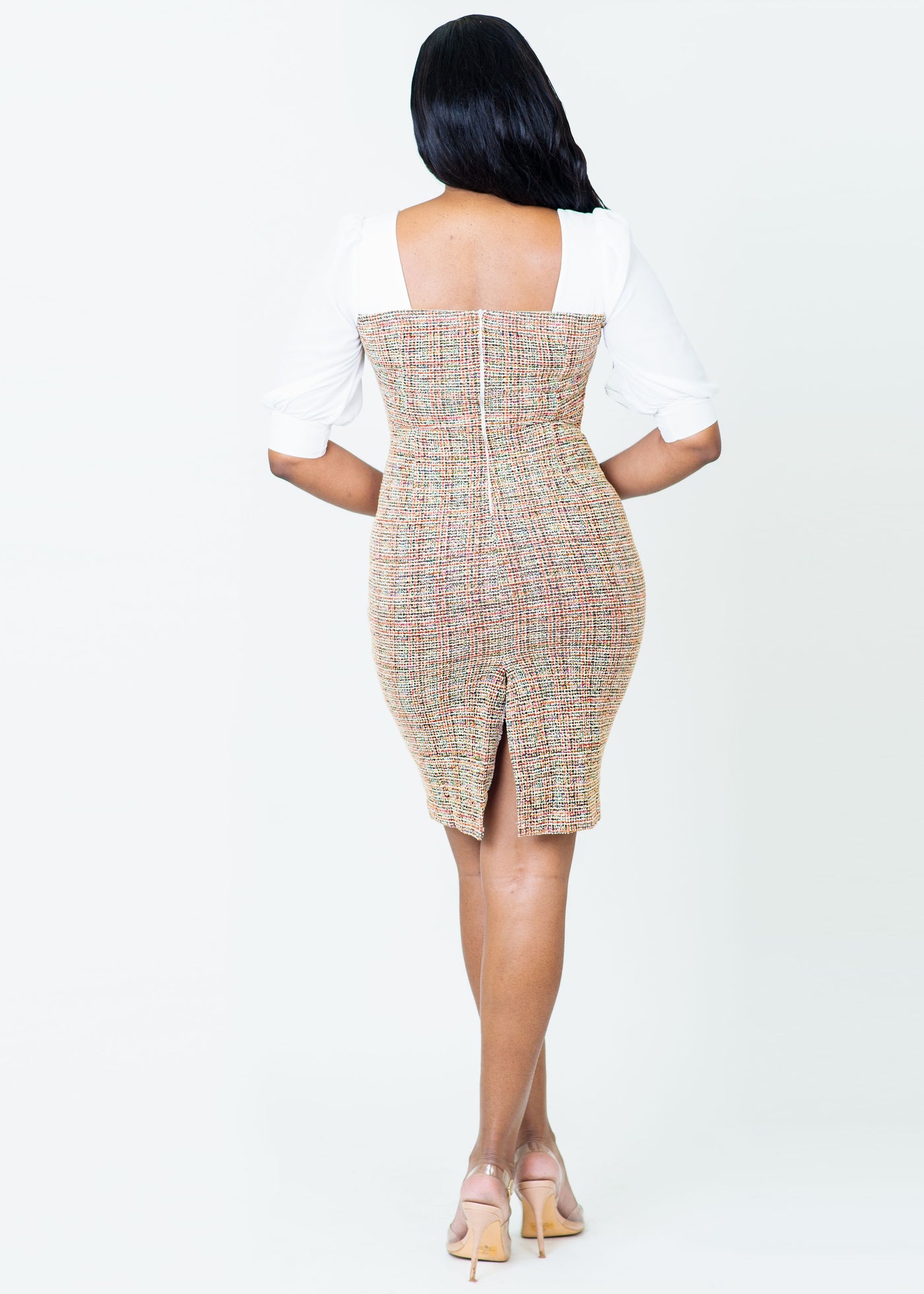 Back to Business Tweed Dress